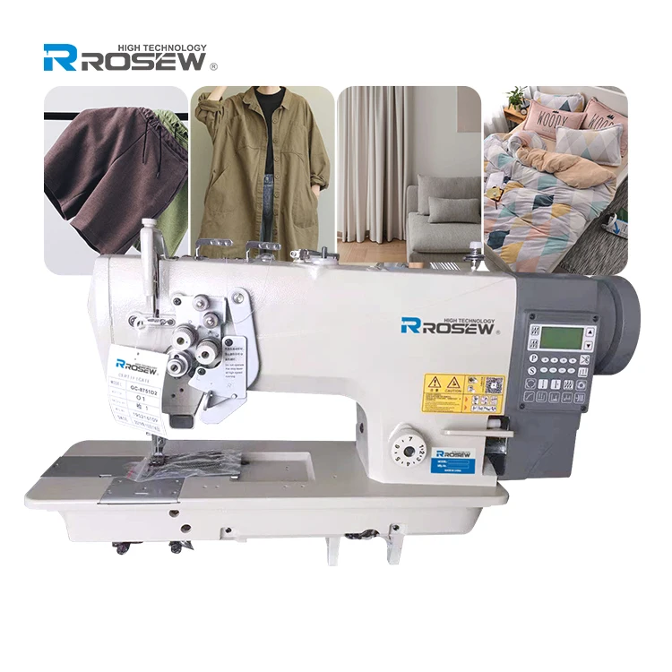 Computerized Machine Sewing Industrial Double-needle Micro-oil Apparel Machinery ROSEW GC8720-D4