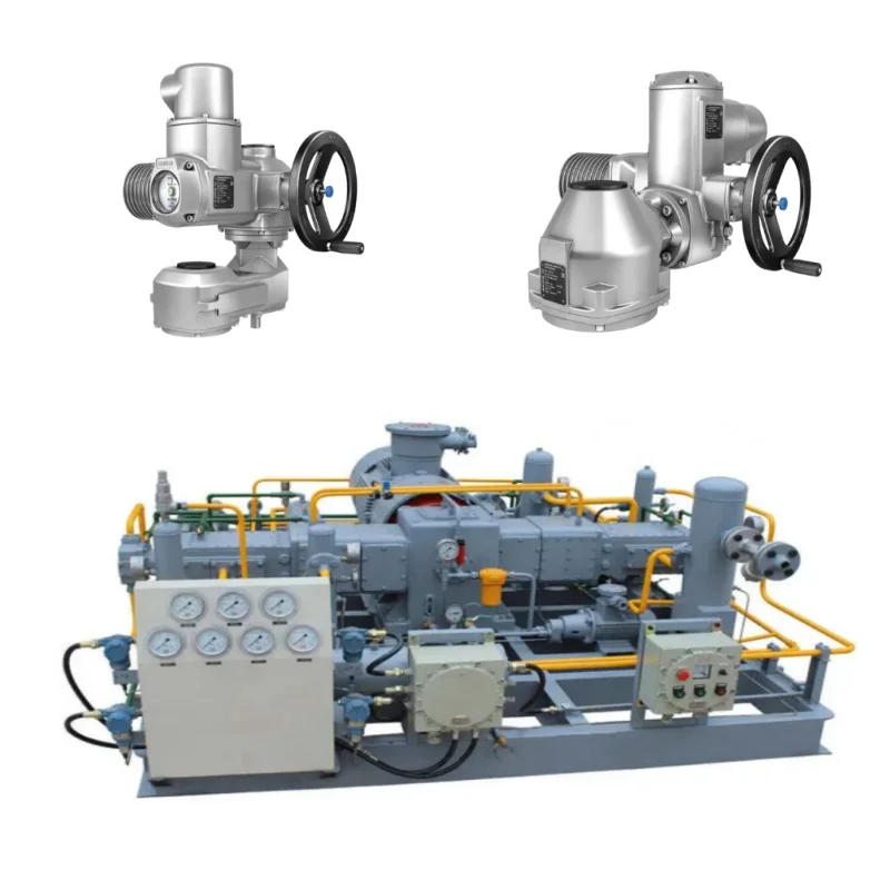The Pressure/Flow Control Skid is equipped with SAR 07.2/SAR 16.2 Auma electric actuator and AC/AM control unit