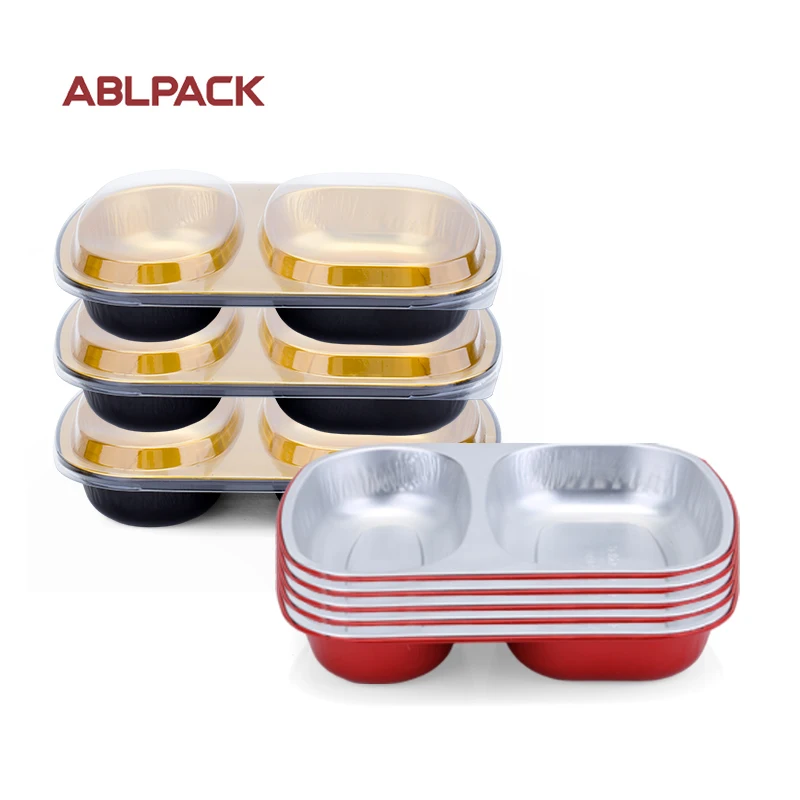ABLPACK Manufacturer 850ML 28.3oz containers food storage Disposable box full size foil containers