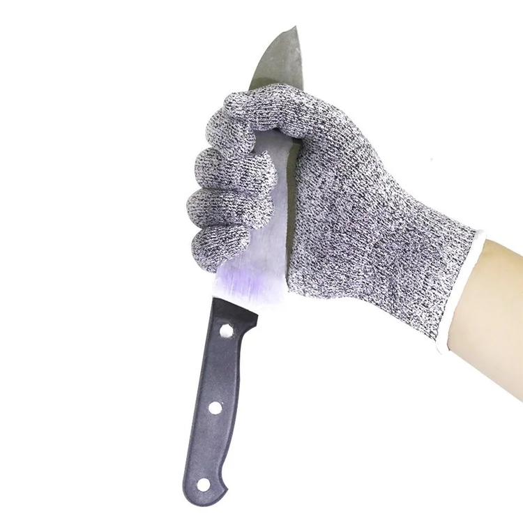 Food Grade Level 5 Proof Safety Hand Protection Yard Work Kitchen Anti Cut Resistant Mitten for Cutting