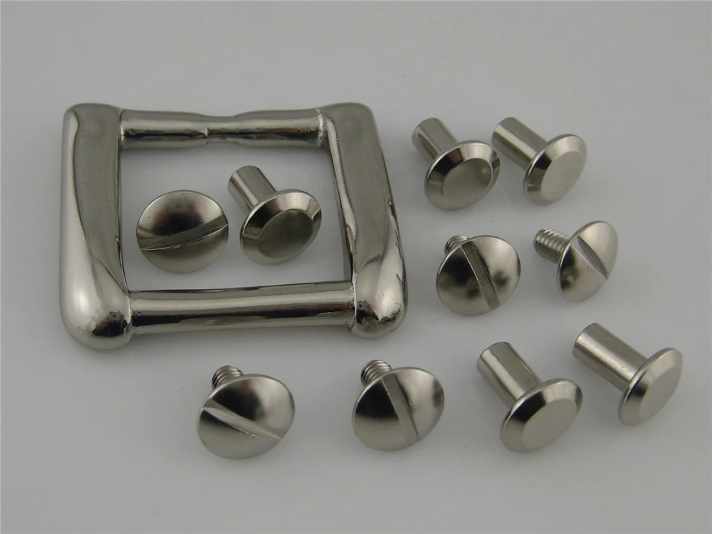 Factory Customized Brass  Binding Post Screw for Leather Belt