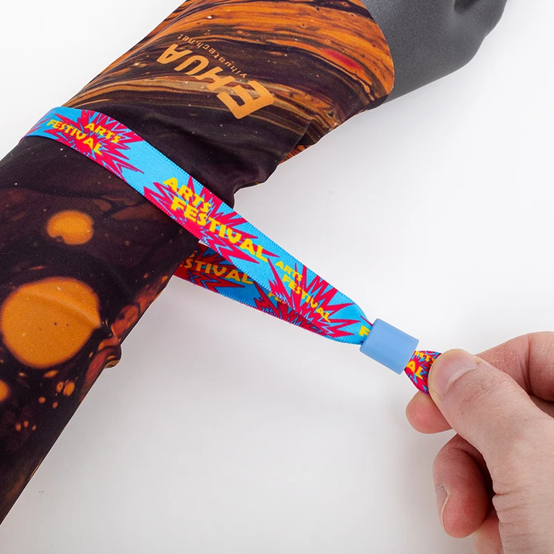 Sublimation Wristband Custom Promotional Gifts Festival Disposable Printable Thermal Wristbands for Events