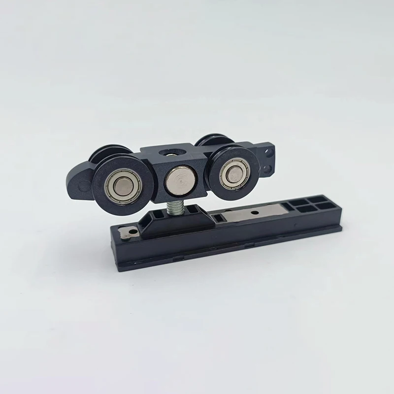 synchronized sliding bypass for sliding door roller set and hardware kit relax sliding door system