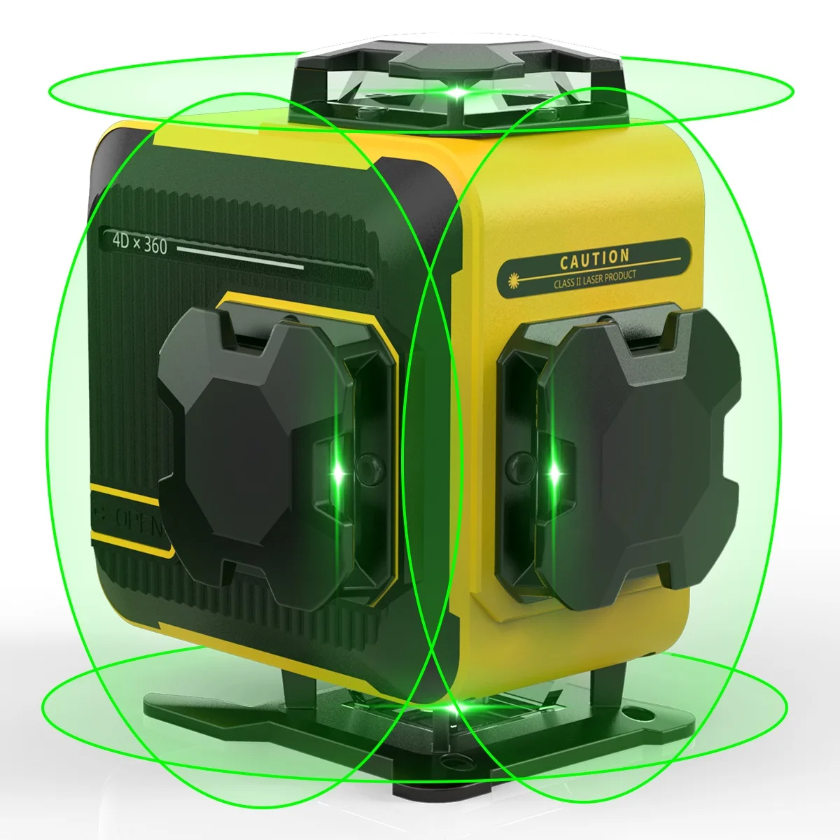 Huepar M04CG Laser Levels 4D 16 Line Atomatic Rotating Self Leveling Green Beam Tripod Outdoor
