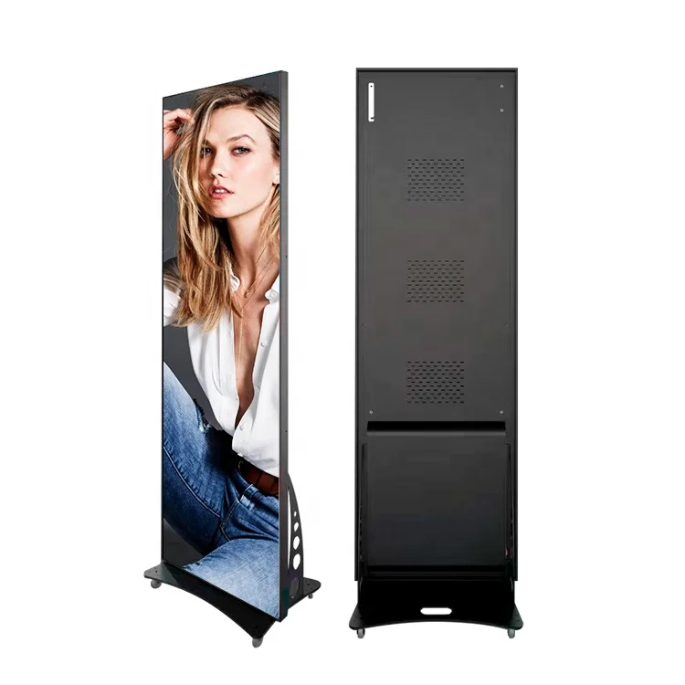 Hot sales Poster LED Screen Advertising Video Wall Controller Board LED Display Poster Splicing Screen in Store/Bank/Bar/School