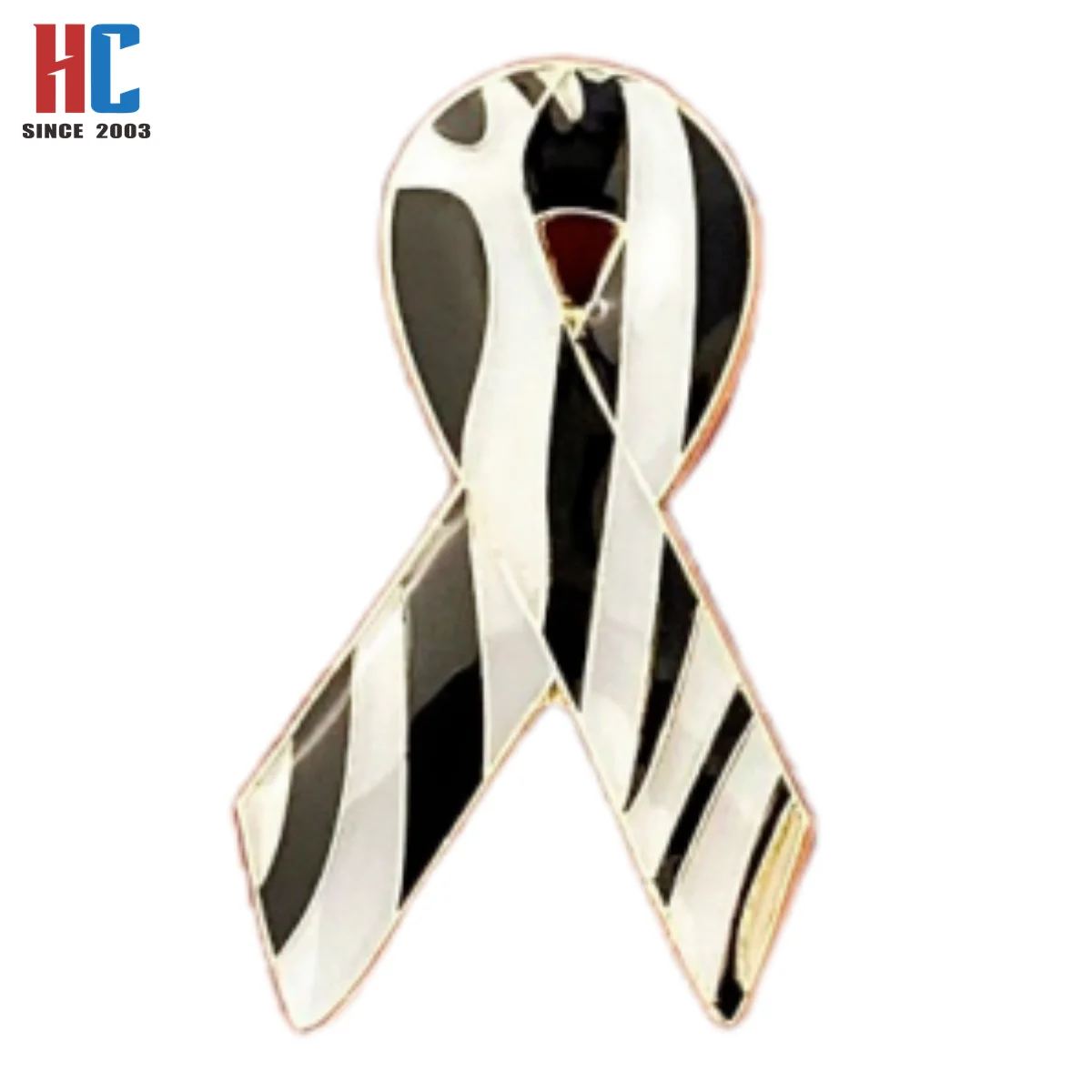 20 Years  Factory Custom Awareness Ribbon Pin For Ladies Women Men Lapel Pin Leukaemia Blood Cancer UK Orange