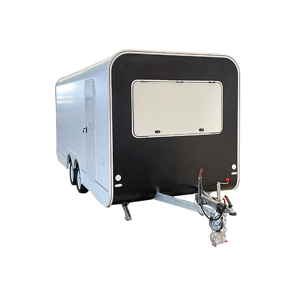 Trucks Full Kitchen Trailers Automatic Jocket Dining Hotdog Track Equipped Fast Food Catering Square Shape mobile food truck
