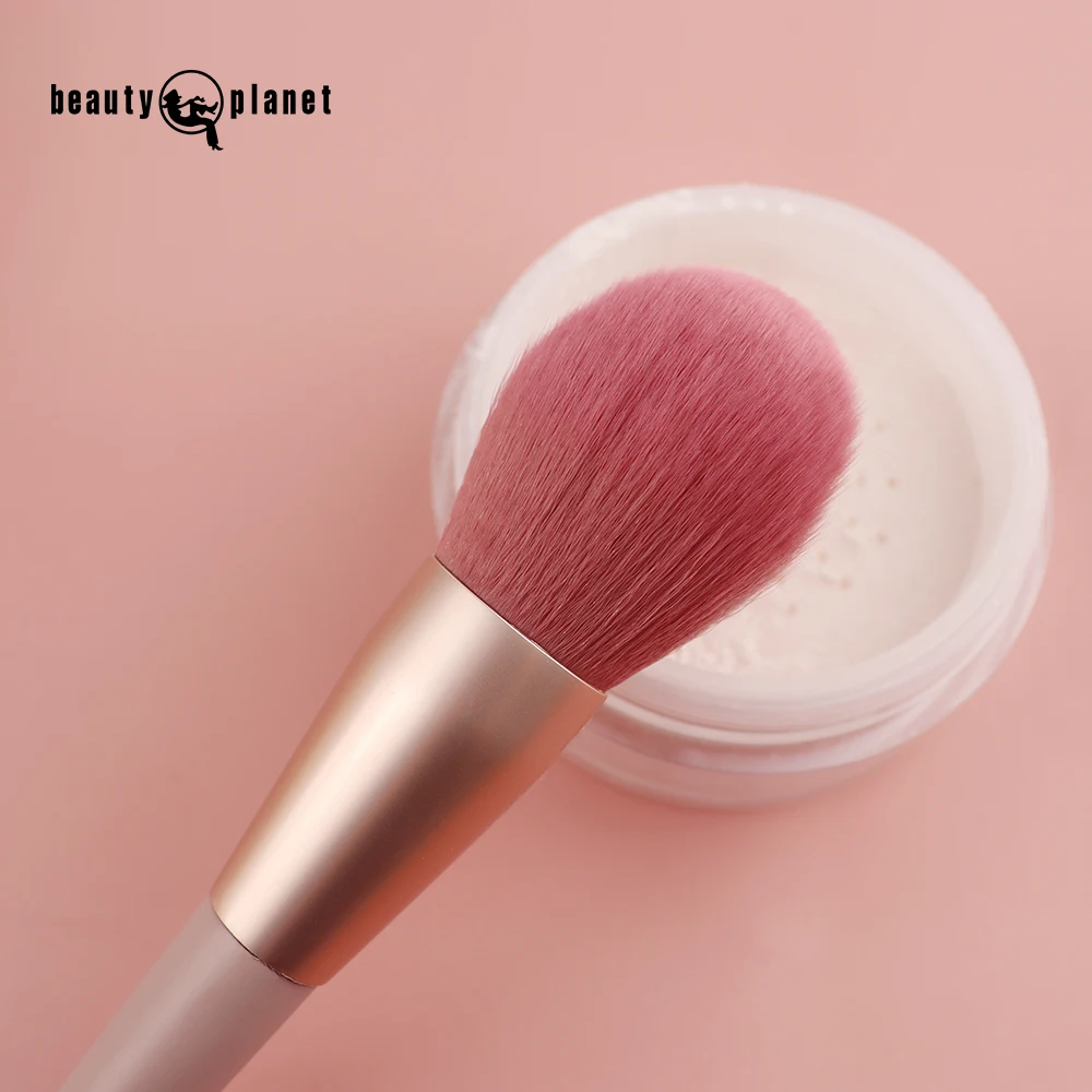 Beauty Planet Wholesale Professional Makeup Brush Set Pink Handle 12pcs Make Up Brush Set Cosmetic Bag Tool Box Storage Pouch