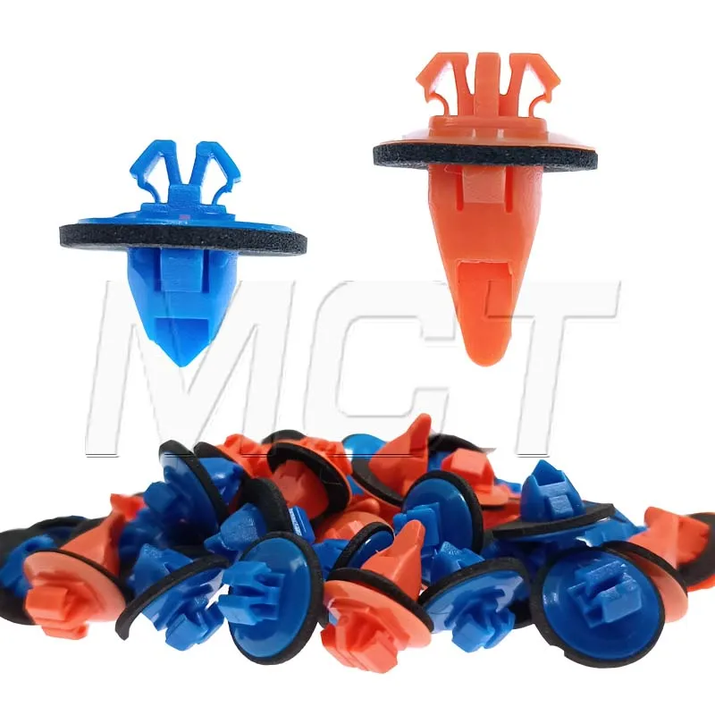50PCS  Auto Car Plastic Fastener Front Fender Bumper Cover Clip Kit 75397-35010  75495-35010  Fit For Toyota Lexus