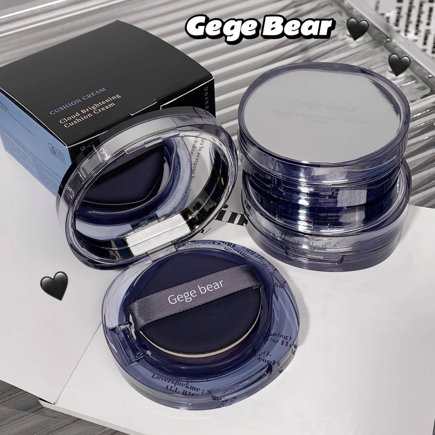 Brightening Cushion Cream Clear and Natural Moisturizing GEGE BEAR The New Matte Cream Skin Long-lasting Cushion Foundation