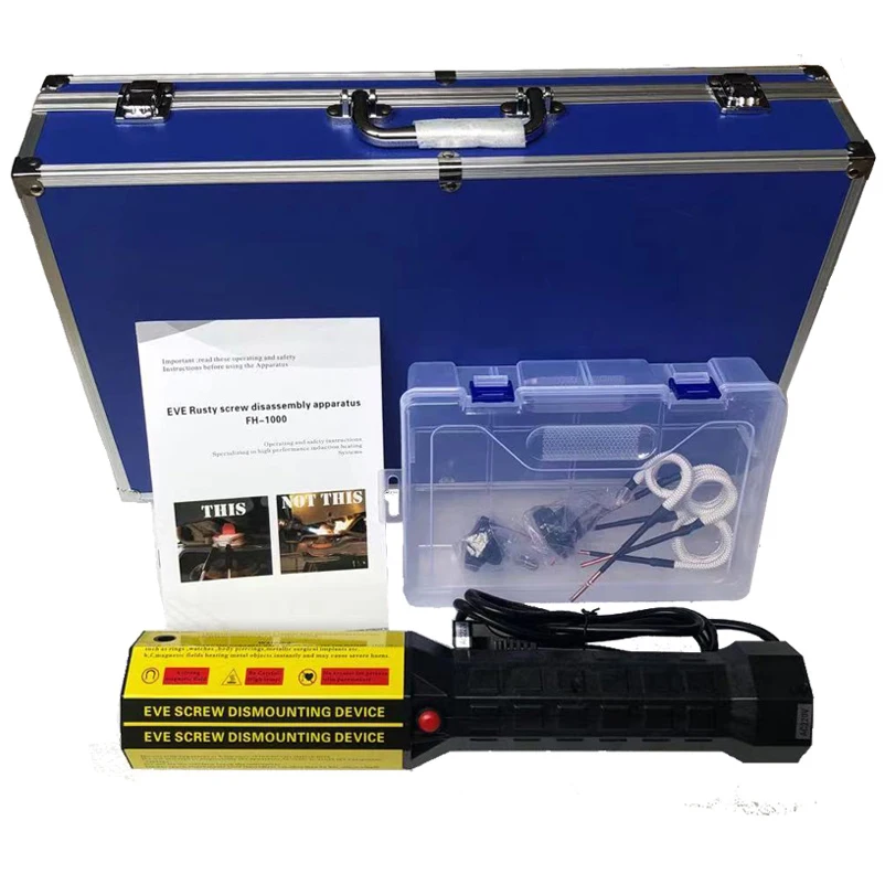 Low Prices 220V Mini Ductor 1Kw Flameless Induction Heater With Coils Auto Body Kits