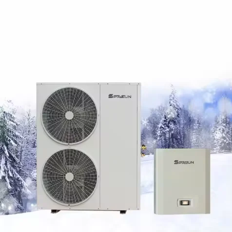 -25C Cold climate EVI Air to Water sprsun Heat Pump Split for Heating and Cooling