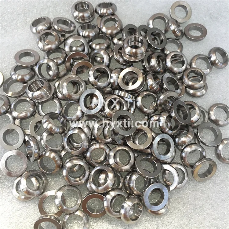 Custom M2-M64 Size Titanium Convex and Concave Washers