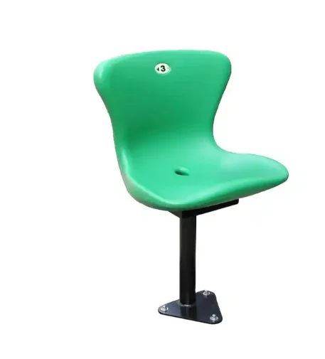 Wholesale HDPE Stadium Seat Football Stadium Chair Blow Molding Spectator Seats With Low Back