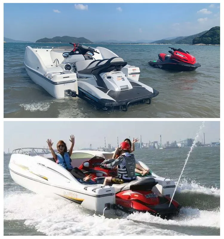 HUA YU 1800CC Hot sale --Entry Level SANJ Combined Boat for Quad ski 6 passenger inboard watercraft