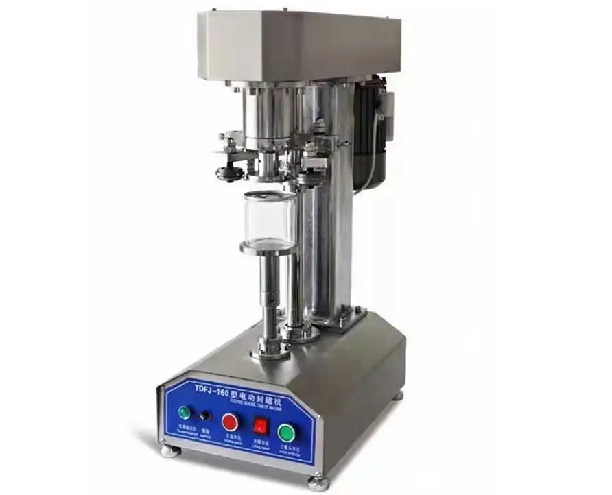 Stainless Steel TDFJ-160 beer can Sealing machine,tin can seamer
