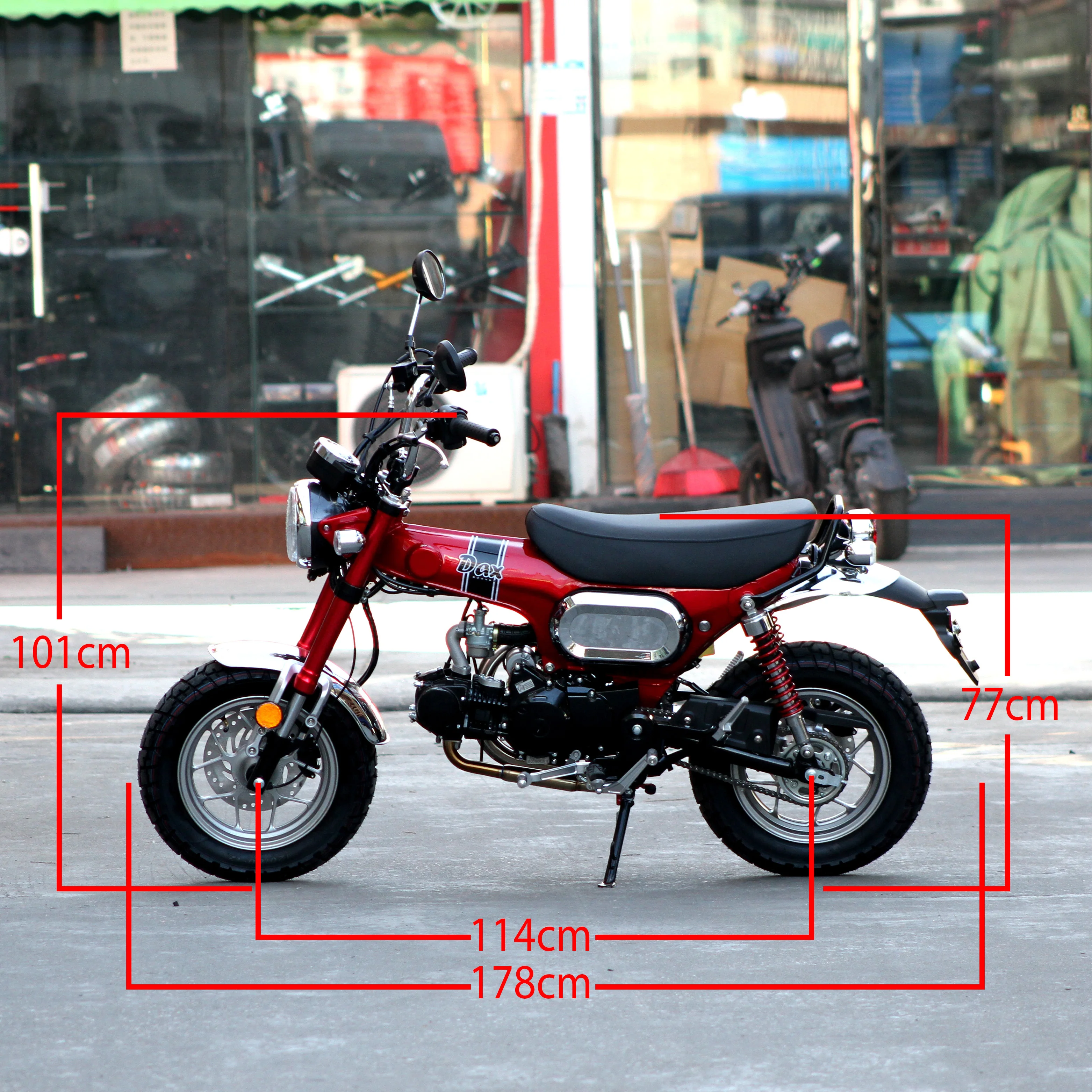 New 125cc four-stroke road ride classic retro petrol Monkey motorcycle