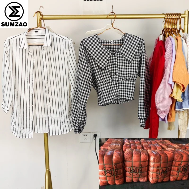 Bundles Wholesale Top Quality Canada Us Bales Used Clothes Old Clothes Second Hand Bulk Used Clothes pakaian bekas