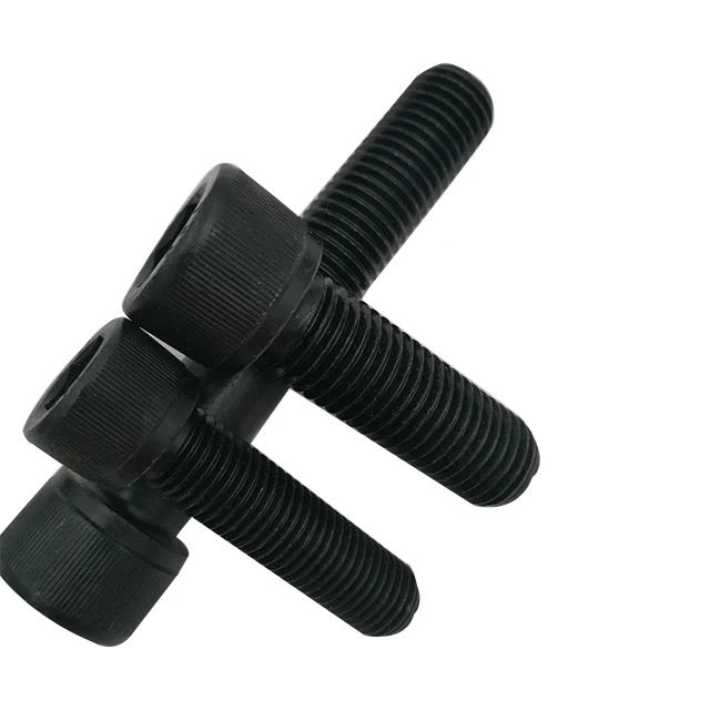 
12.9 Grade high strength hexagonal screw custom standard black cup head socket bolt 