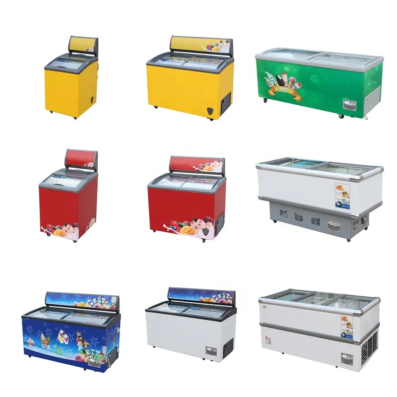 Factory Direct Wholesale High Quality Desktop Supermarket Display Freezer Refrigeration Equipment