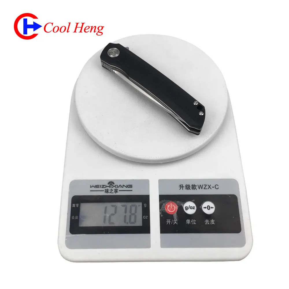 
Wholesale Superior quality G10 handle d2 steel Camping tactics Pocket knife Folding outdoor knife Quick Open with Auxiliary 