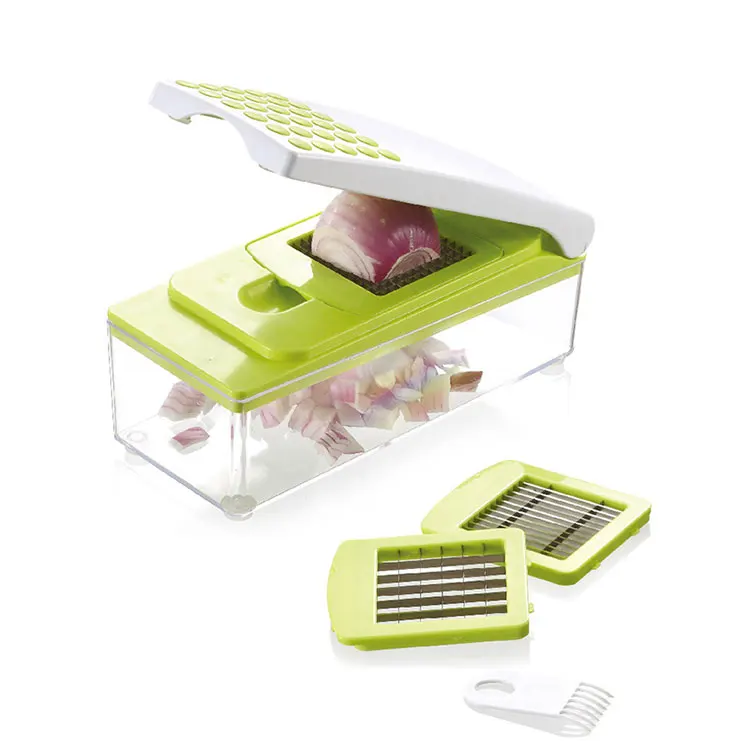 Quality Best Selling Multifunctional Kitchen Tool ABS/PS Vegetable Cutter with Durable Plastic Blade Online