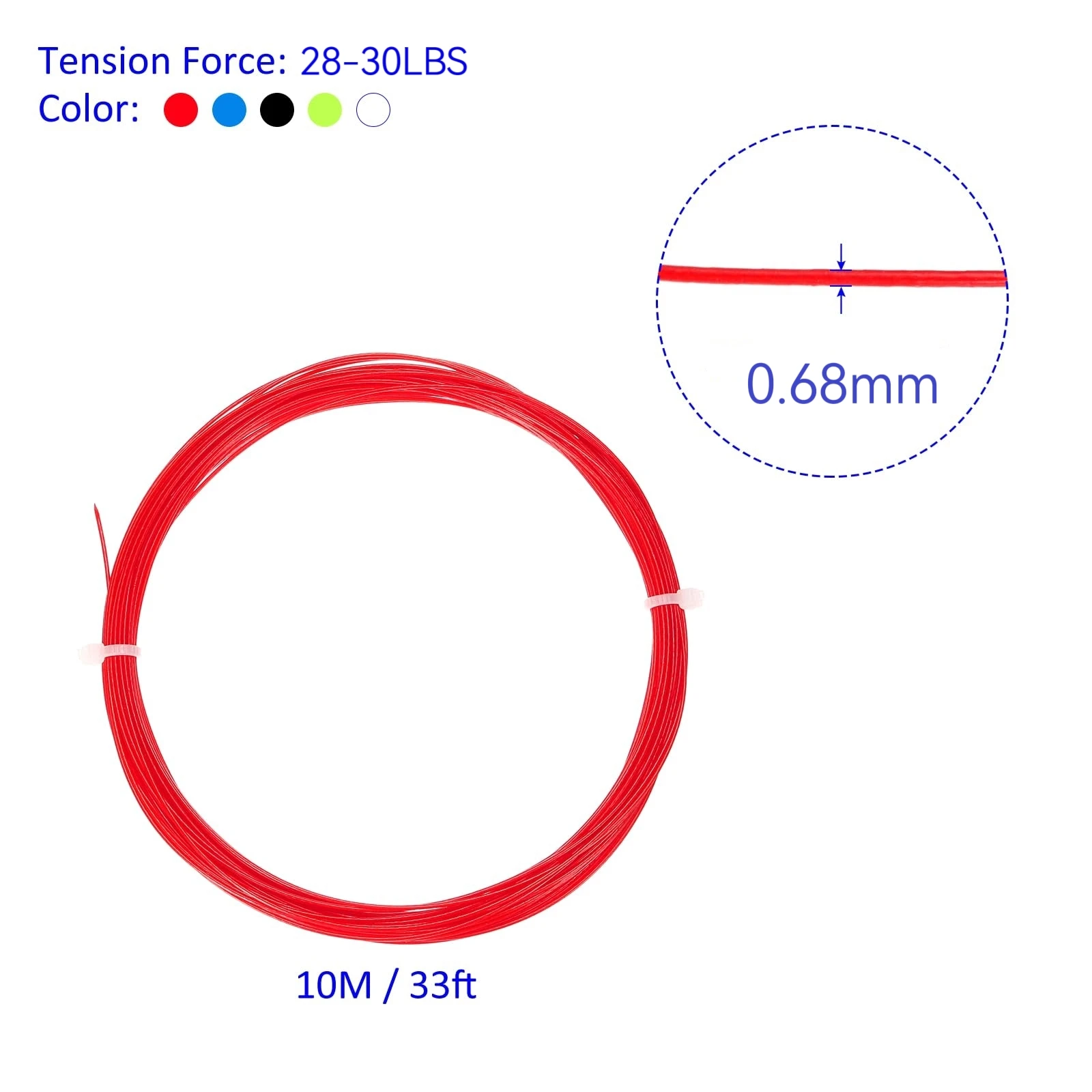 30LBS Badminton Racquet String Invaluable Accessories to Enhance Gaming Experience with Badminton Racket