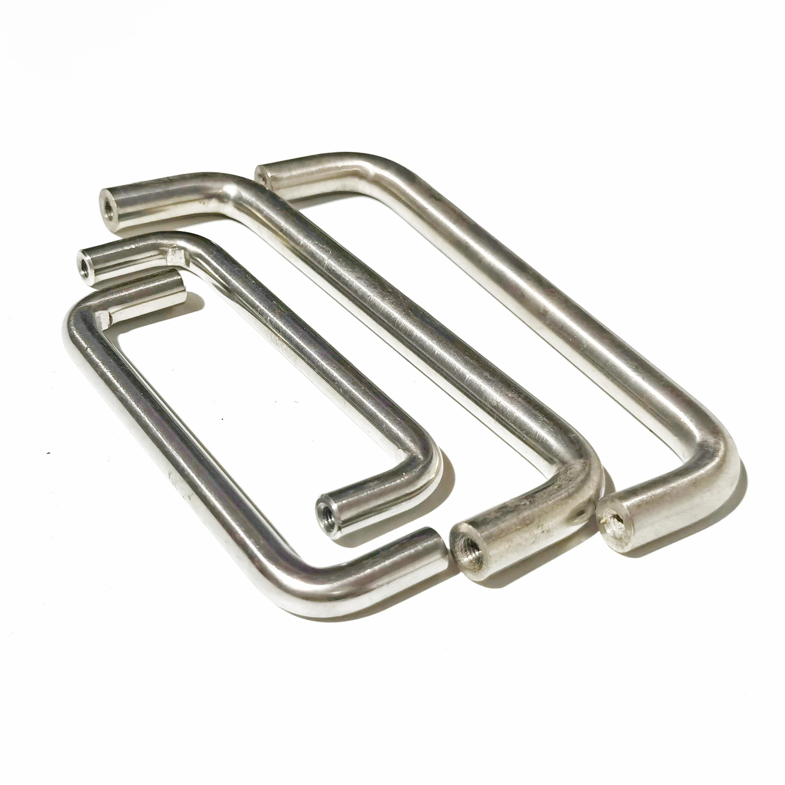 OEM Customized SS 304 SS 316 Stainless Steel Furniture Hardware D Type Drawer Handle Electric Cabinet Handle