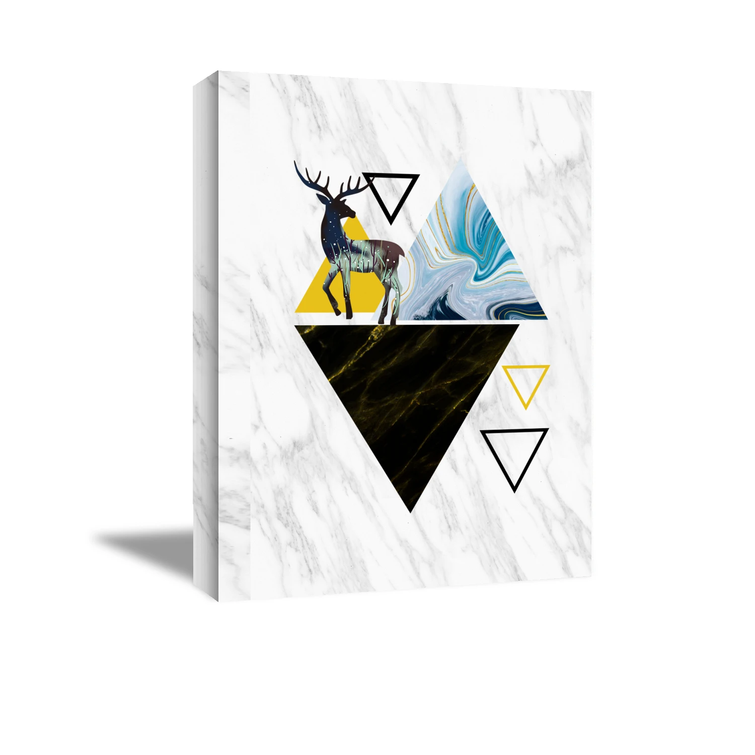 The Combined Beauty Of Abstract Geometry And Animals Art And Paintings Luxury Canvas Painting Decoration Home Wall Luxury