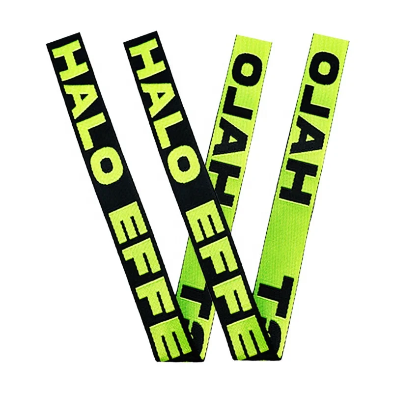 40MM Wholesale Custom Fashion Logo Low Price Recycled Jacquard Nylon Woven Webbing Strap For Handbag