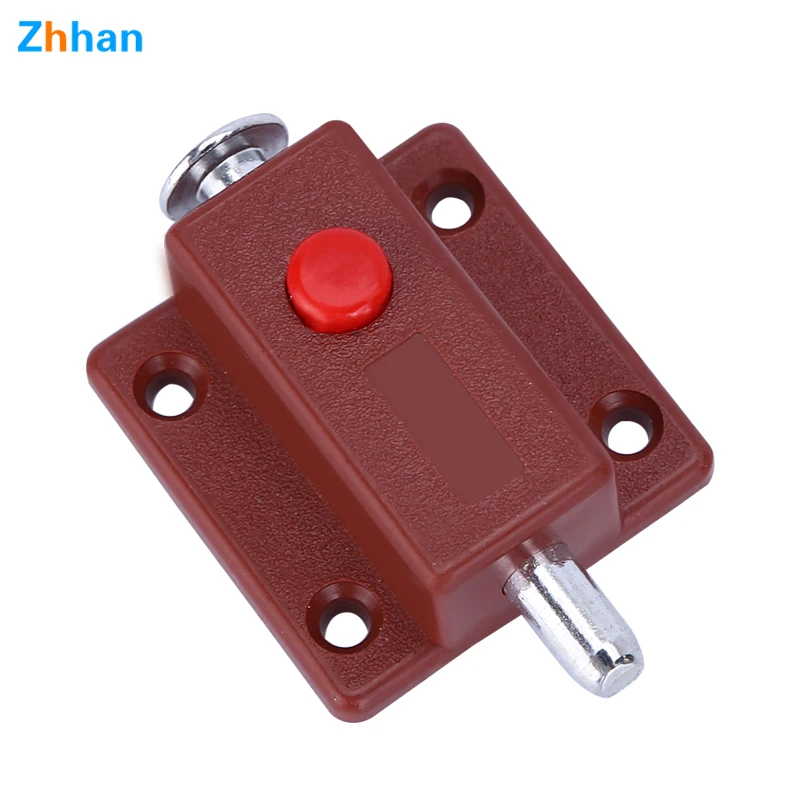 Tongue Door Latch Guard Spring Door Bolt Hardware Kitchen Cabinet Plastic Other Furniture Hardware