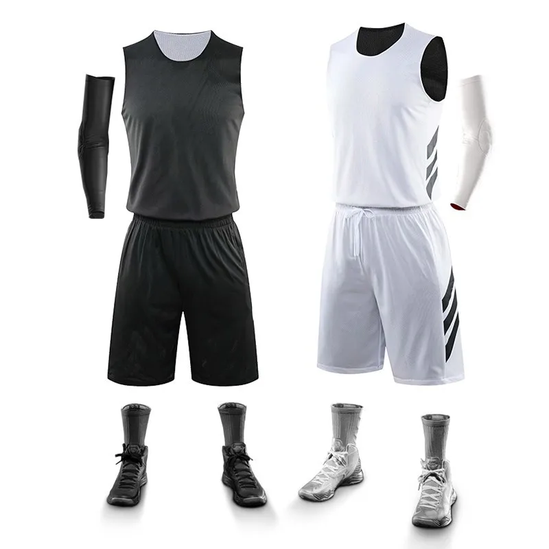 KCOA Fully Sublimation Custom Quick Dry Blank Basketball Uniforms Reversible Basketball Jersey