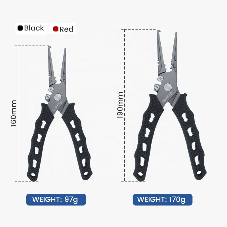 Funadaiko Aluminum Alloy Lure Fishing Plier Fishing Tools Line Cutter Multifunctional Scissors Hook Remover Fishing Pliers