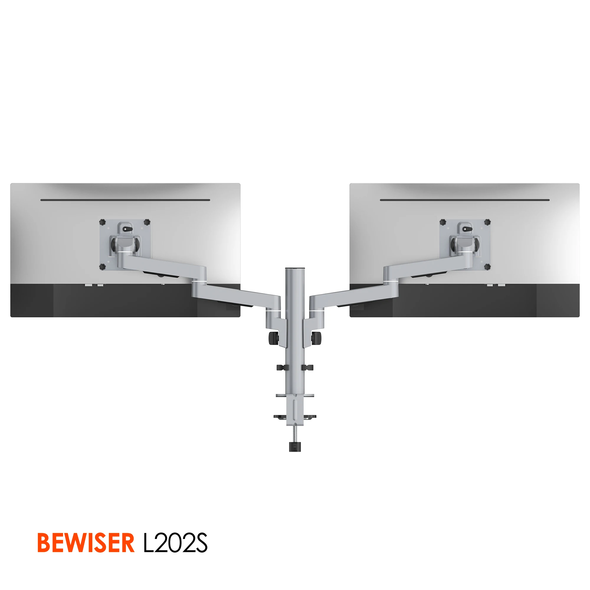 Flexible monitor arm Dual lcd monitor arm LCD monitor swing arm (BEWISER L202S)