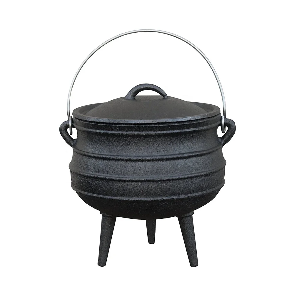 Чугунный котёл горшок для кемпинга чайник выживания Размер