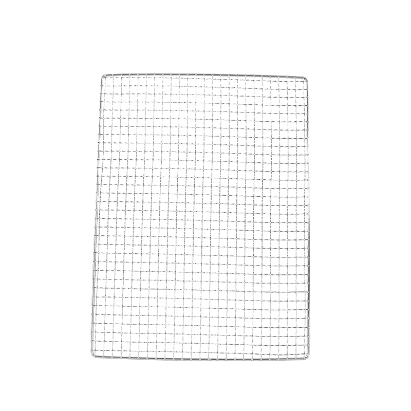 Portable Stainless Steel Fine Barbecue Grill Mesh Net Commonly Used For Outdoor BBQ