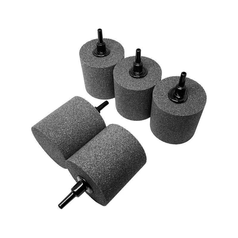 HiSin AS/BS Series Cylinder 7 Boxes Blue/Grey Air Stone For Hydroponics/Aquarium/Aquatic Product Transportation/Sewage Treatment