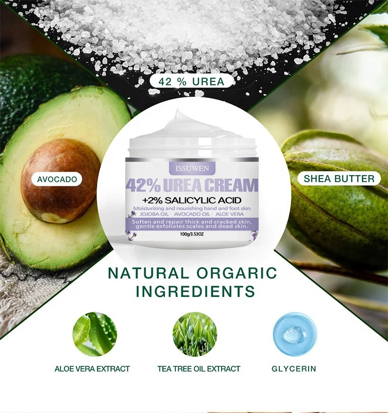 Tik Tok hot sell foot care product for repairing feet anti drying natural plant ingredients 42 percent skin care urea cream