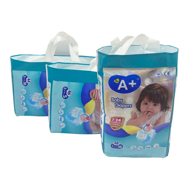 Super Brand OEM Breathable Magic Cotton Cheap Diapers Manufacturing Plant In Stock Chinese Baby Rejects Baby Daipers Pants
