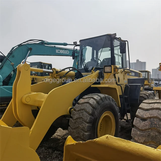 Good Condition Original Japan Equipment Wheel Loader Machine Komatsu Used Wheel Loader WA320-5