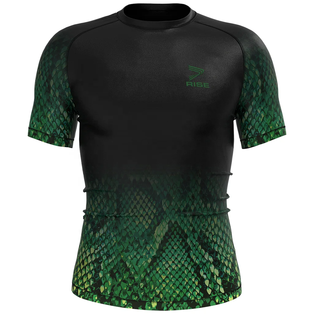 Good Quality Judo Tights 100% Polyester Tops Compression T-Shirt Custom Jiu Jitsu Mma Rash Guard Rashguard Long Sleeve Surf