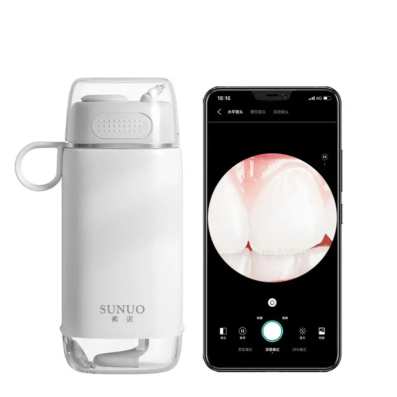 5MP APP Real time Video WIFI Visible Xiaomi SUNUO Water Flosser Oral Irrigator Care Appliances Hygiene Products