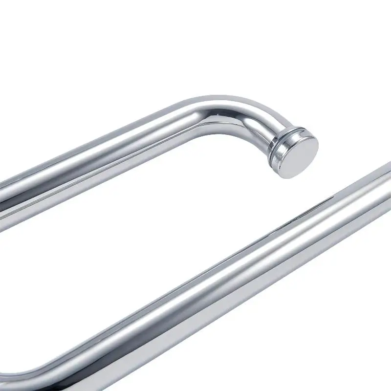 CR L stainless steel tempered glass door lock set with handle security entry office glass door lock with keys for 8-12mm