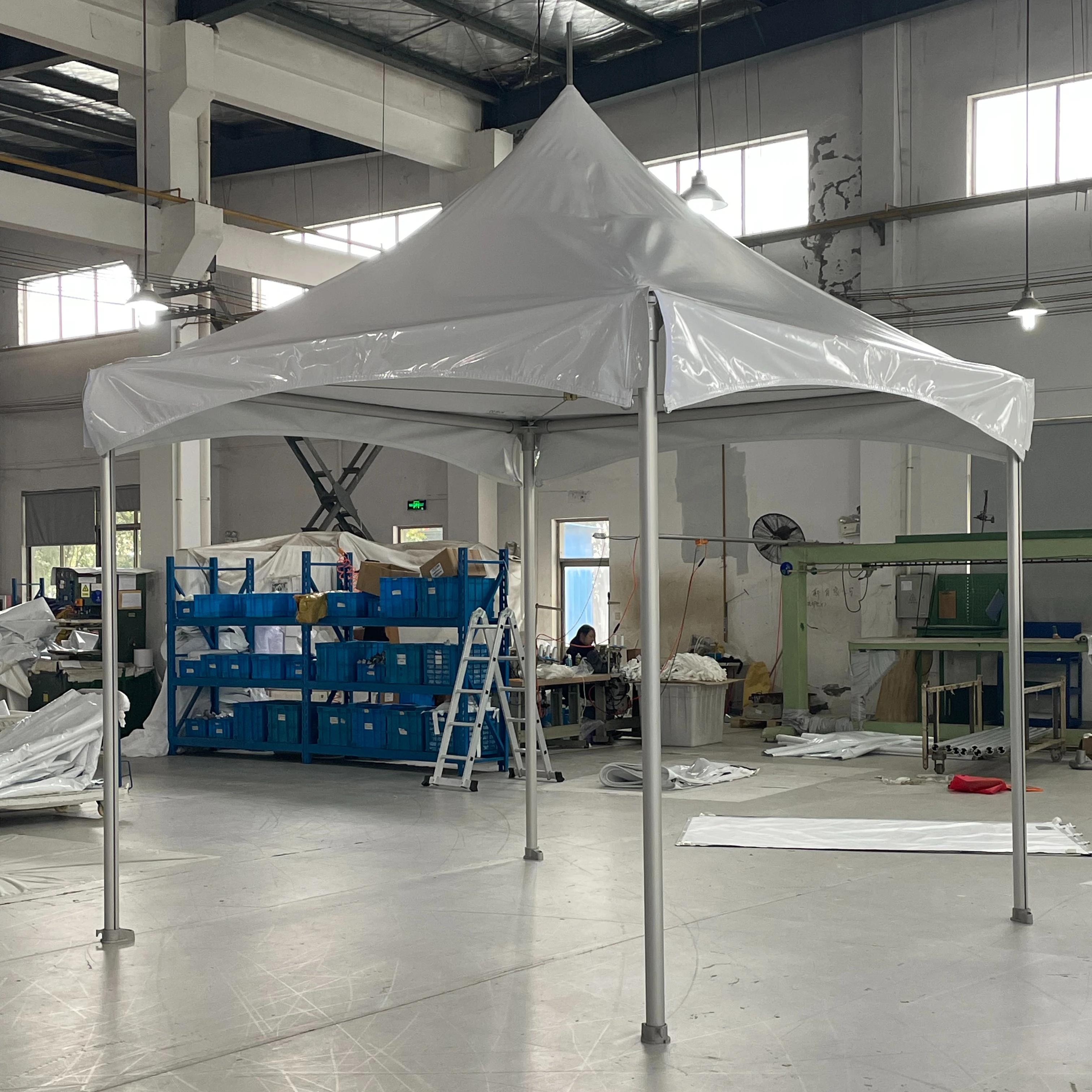 Celina Keder Cross Cable High Peak Frame Tent for Events Wedding Party Tent 10 ft x 10 ft (3 m x 3 m)