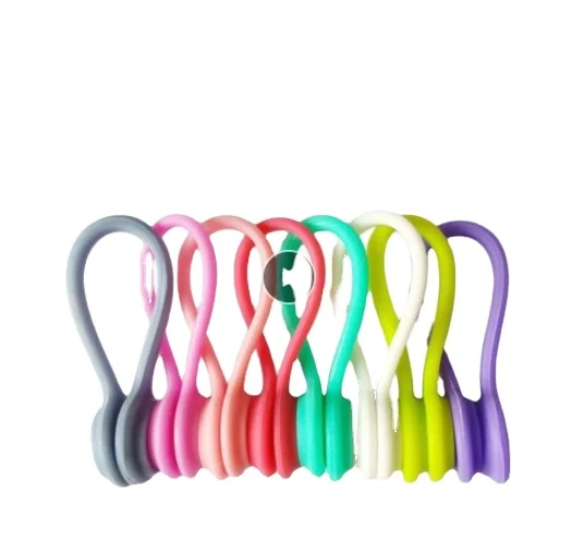 3Pcs/Pack Earphone Cord Winder Cable Holder Organizer Clips Multi Function Durable Magnet Headphones Winder Cables Drop Shipping