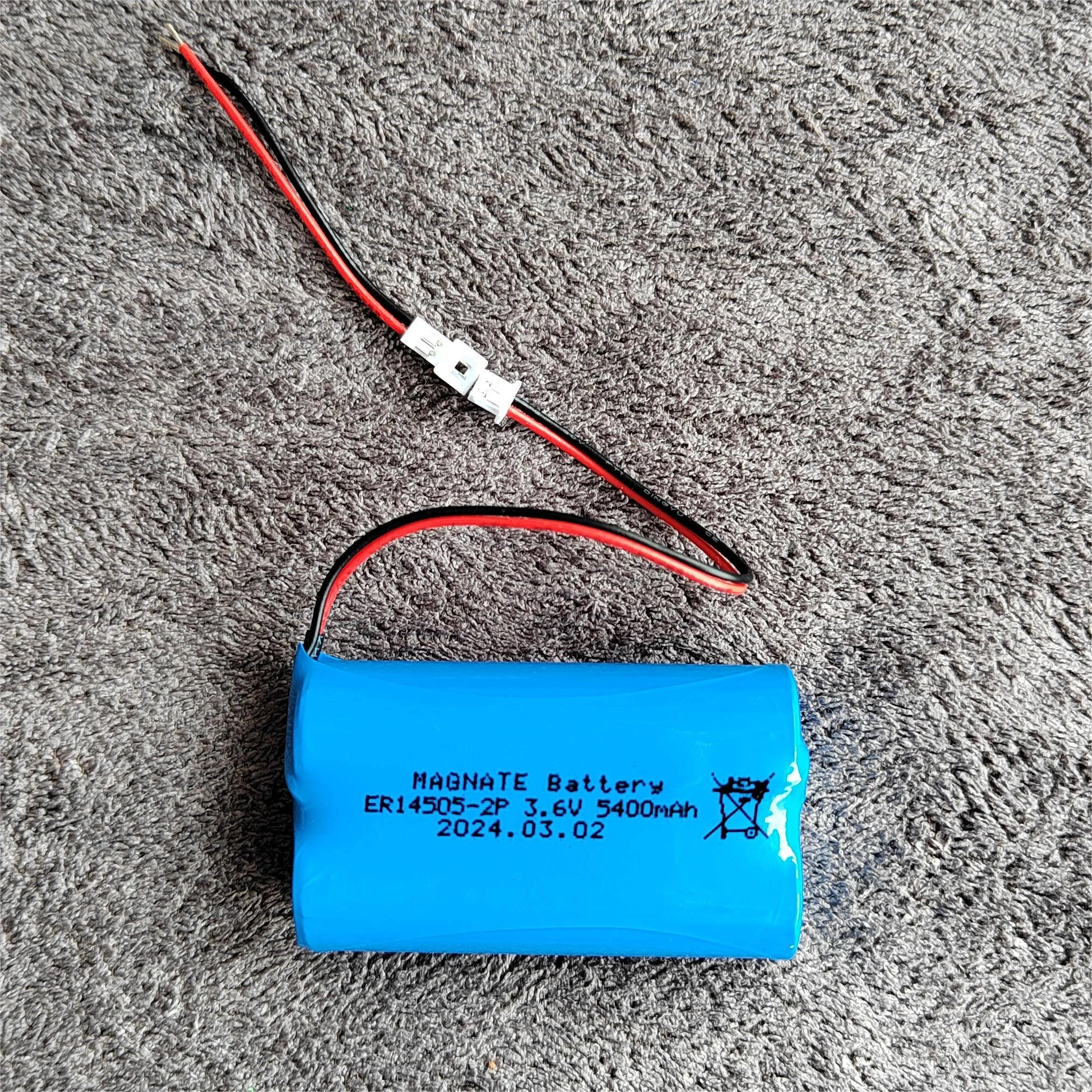 ER14505-3P Lithium battery pack 3.6v 7.2Ah with JST MOLEX connectors