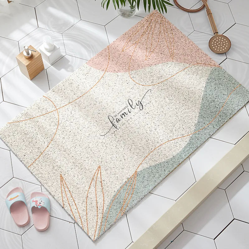 Soft Textured Easy to Clean Shower Mat Custom Logo Bathmat Hydro ,Eco-Friendly Drain Bath Mats for Hotel