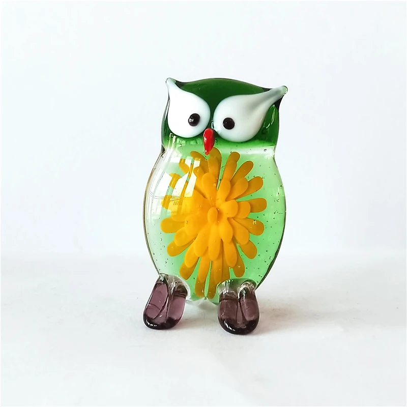 
Beautiful colorful handmade murano glass birds glass animal 