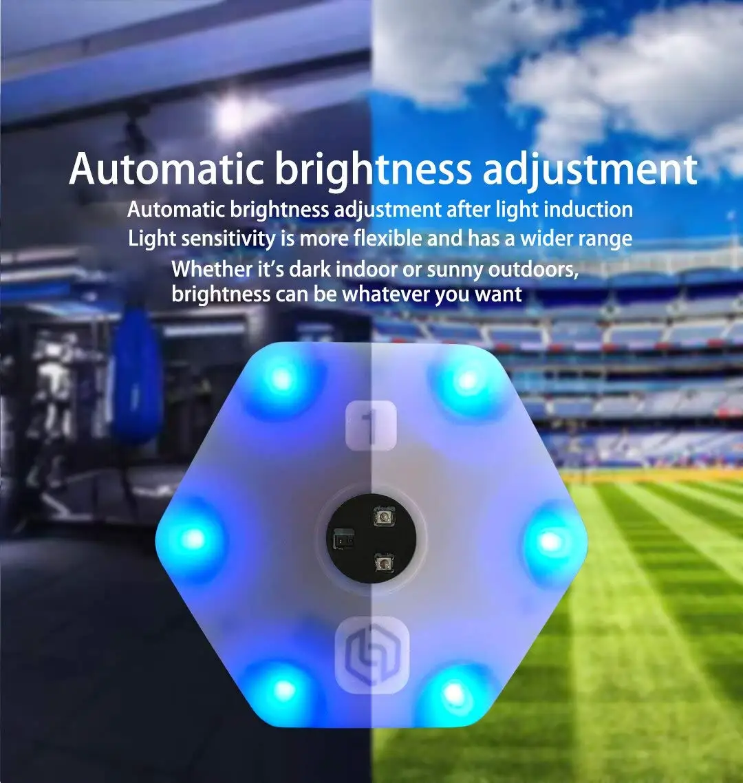 Новая версия Wi-Fi Bluetooth App, подсветка для тренировки реакции, фитнеса, 4/6/8 ламп