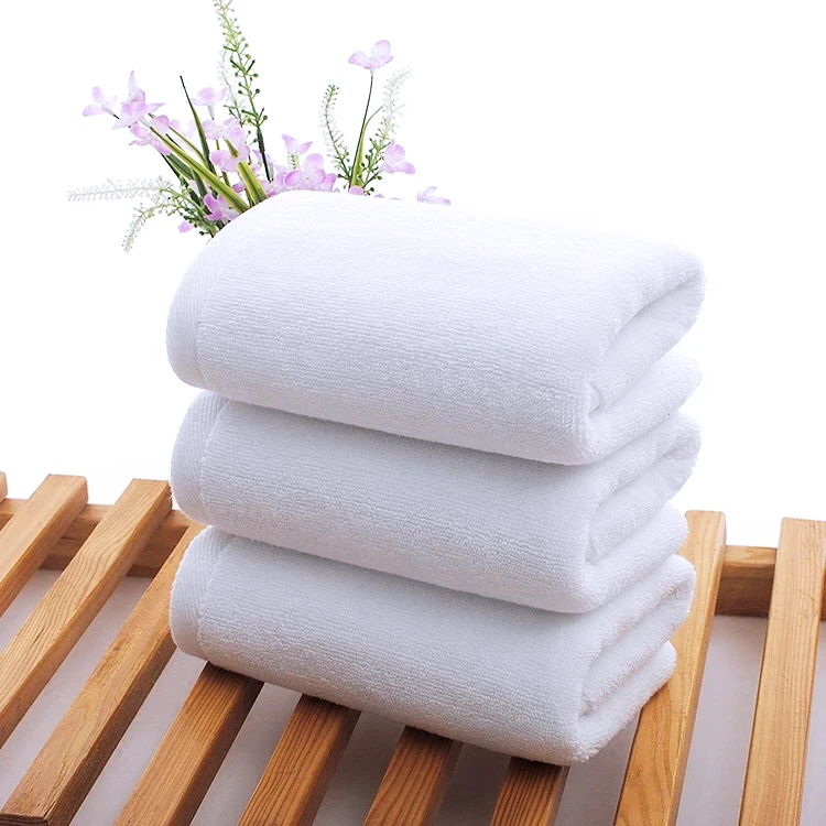 wholesale 100% Cotton hotel towel set 16S 600gsm 3 pieces towels luxury cotton bath white plain weave bath towels